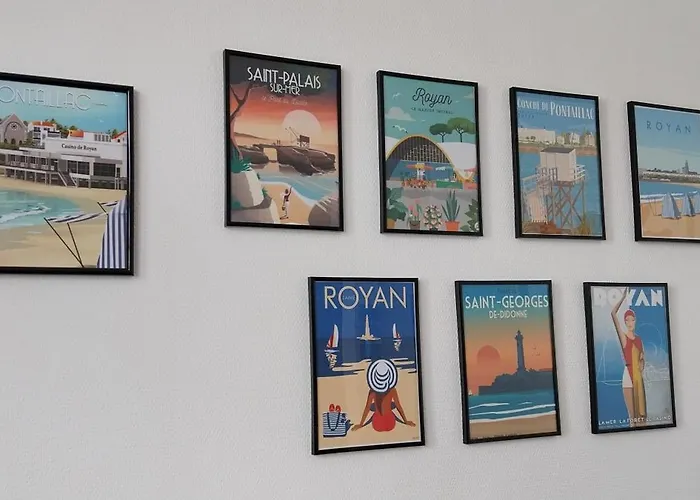 Maison De Plein Centre, 3 étoiles, à 200m De La Plage, Parking Privé, Wifi *